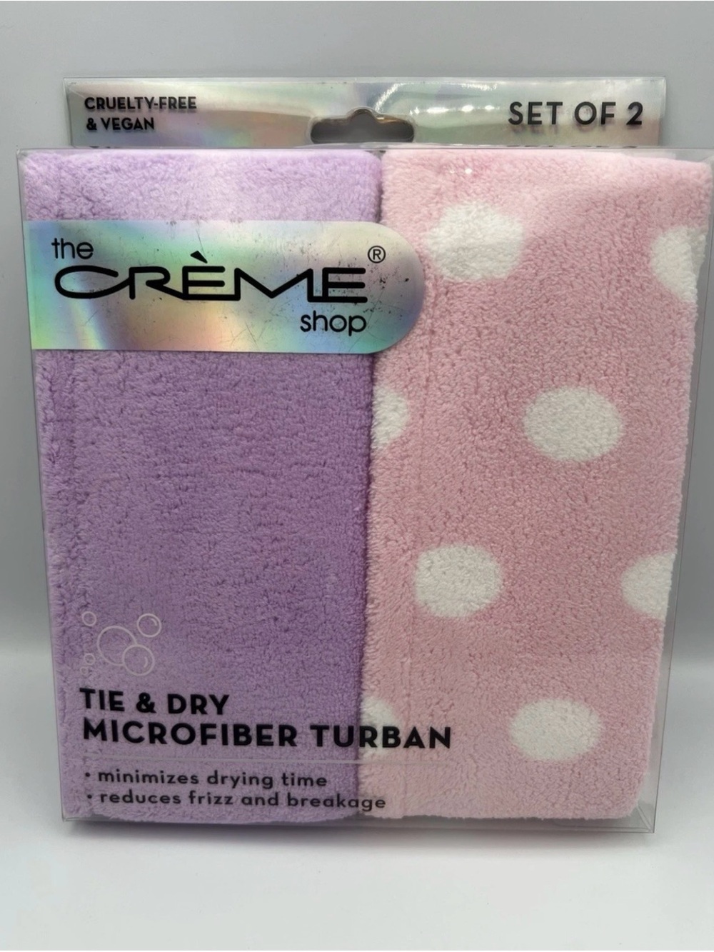 The Creme Shop Tie & Dry Microfiber Turban